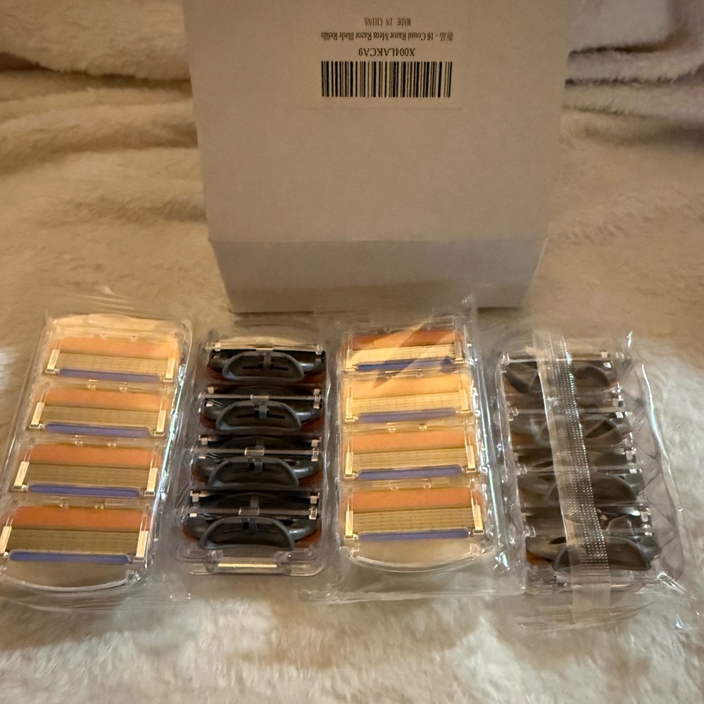 New 16 Razor Blade Refill Cartridges for Gillette Fusion 5 Systems
